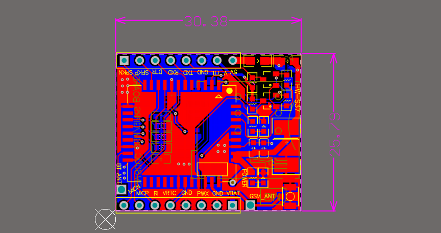 alt SIM800C PCB Layout